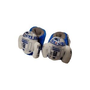 Star Wars R2D2 Slippers Unisex 7/8 Medium White Blue New With Tags